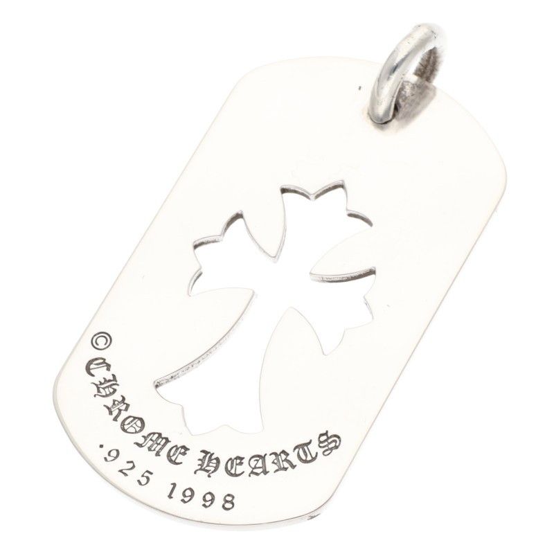 クロムハーツ D/TAG LRG CO CRS/カットアウトクロス ラージドッグタグ