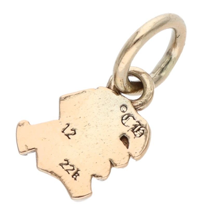 クロムハーツ 22Ｋスタック アルファベットチャーム イニシャル 【A】ゴールド CHROME HEARTS 銀座店 クロムハーツ 22K アルファベット チャーム