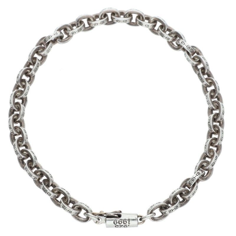 クロムハーツ PAPER CHAIN/ペーパーチェーン シルバーブレスレット