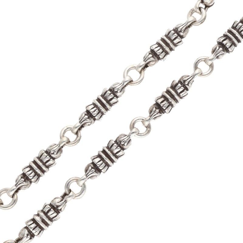 クロムハーツ BARREL LONG-T/2クリップロングバレルリンク シルバー