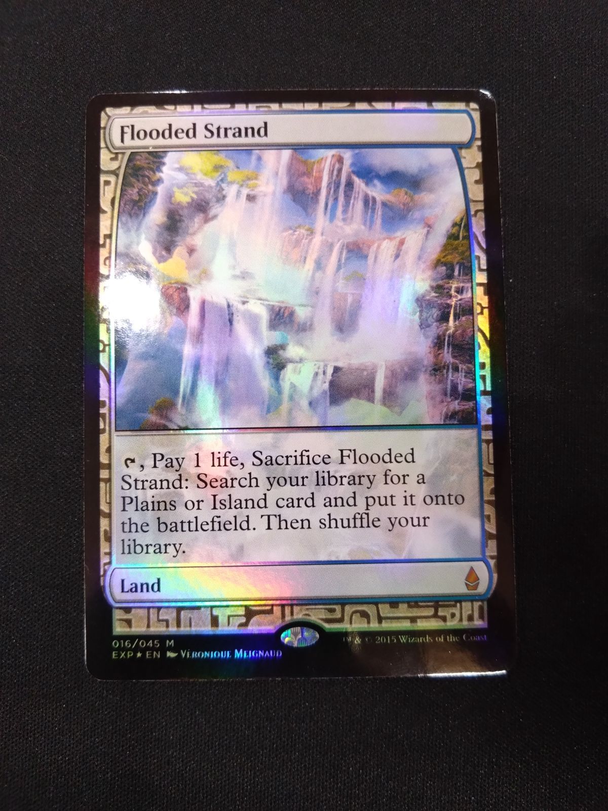 MTG 溢れかえる岸辺 Flooded Strand FOIL EXP ① - メルカリ