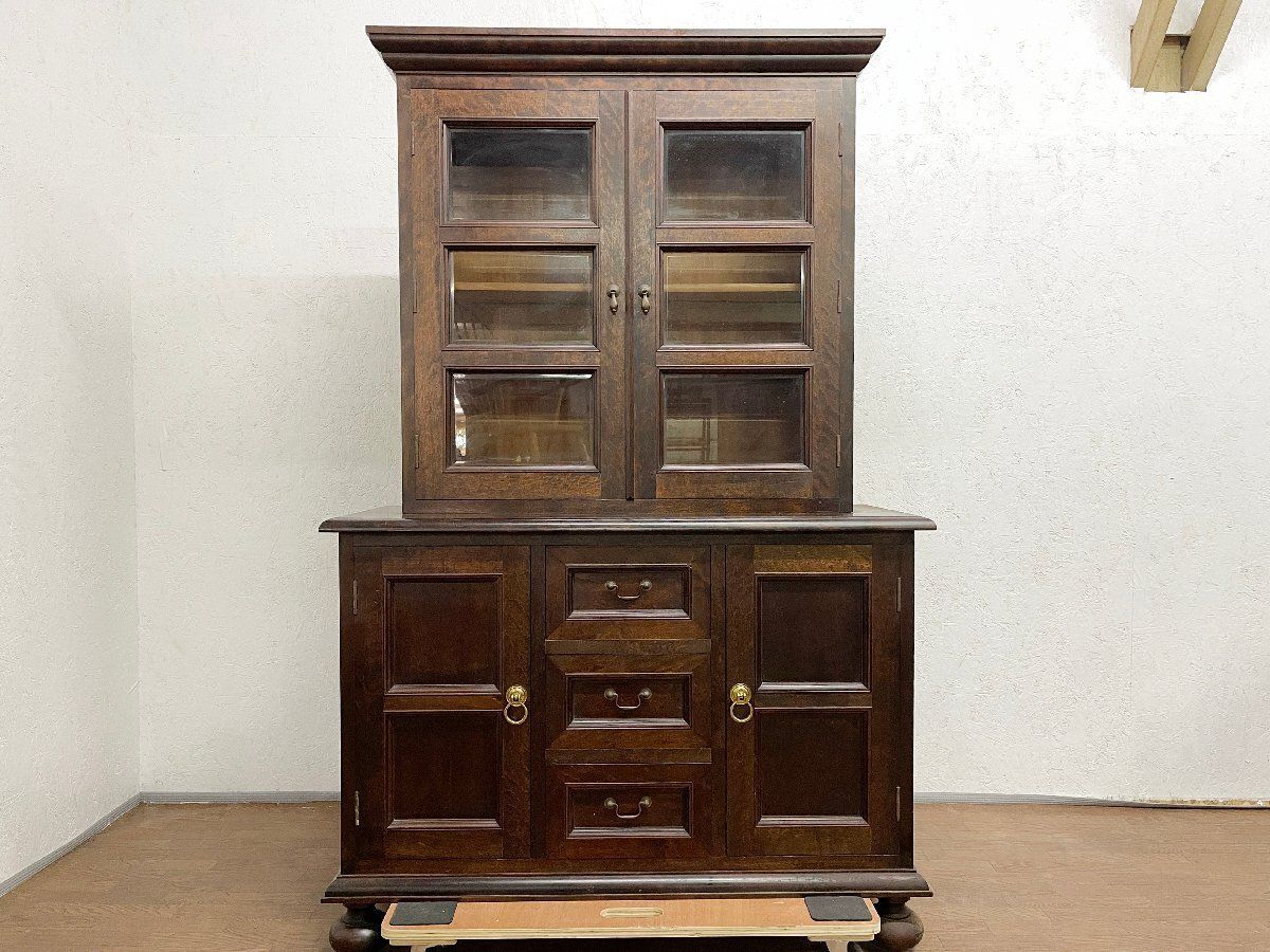 ○松本民芸家具 310型食器棚 カップボード 収納家具 キャビネット