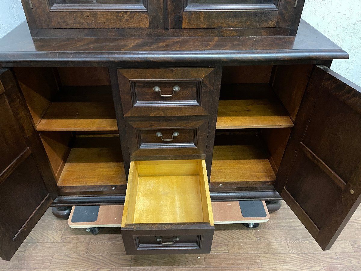 ○松本民芸家具 310型食器棚 カップボード 収納家具 キャビネット