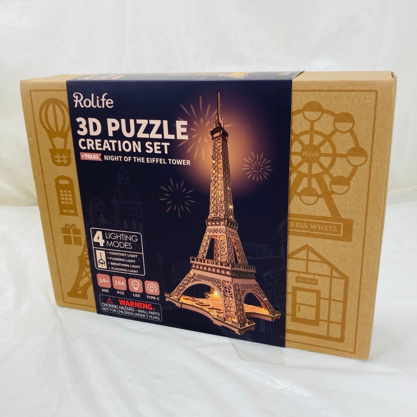 未開封 Rolife DIY Wooden Puzzle エッフェル塔 - メルカリ