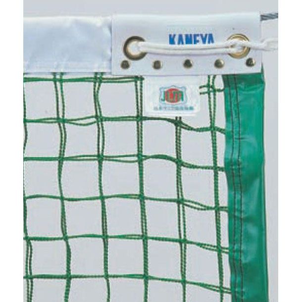 硬式テニスネット PE44WDY  KANEYA カネヤ テニスネット (K1228DY-GN)、ﾐﾄﾞﾘ