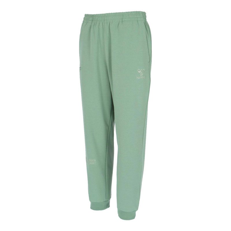 hummel(ヒュンメル) hummel PLAY スウェットロングパンツ マルチアスレ ウェア スウェットパンツ HAP8287P、(542)スモークグリーン