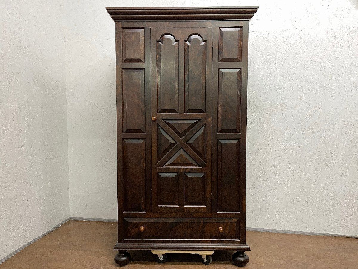 松本民芸家具#45型 ワードローブ　洋服タンス、衣装箪笥、収納棚　定価約49万円 楽天市場】ビンテージ 洋服タンス 松本民芸家具 #45型 引き出し ワード