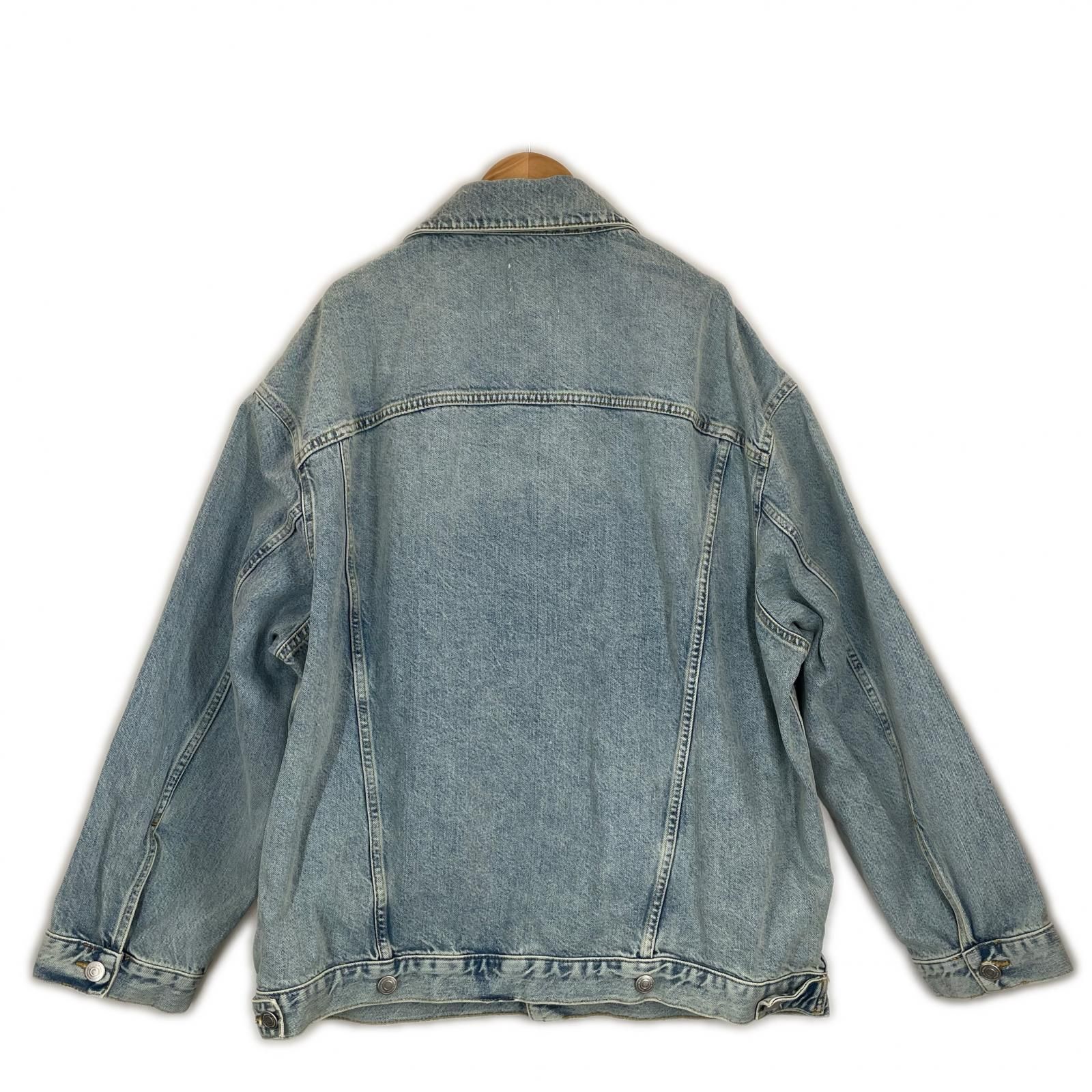 未使用品 ZARA ザラ 無地 秋冬 AW デニムジャケット コットン ブルー 