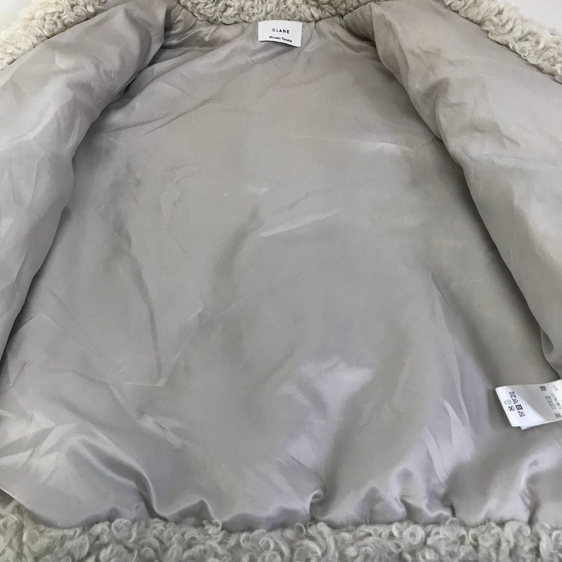 倉吉店】CLANE | クラネ ×TANAKA MINAMI / CURL FUR SHORT COAT カール