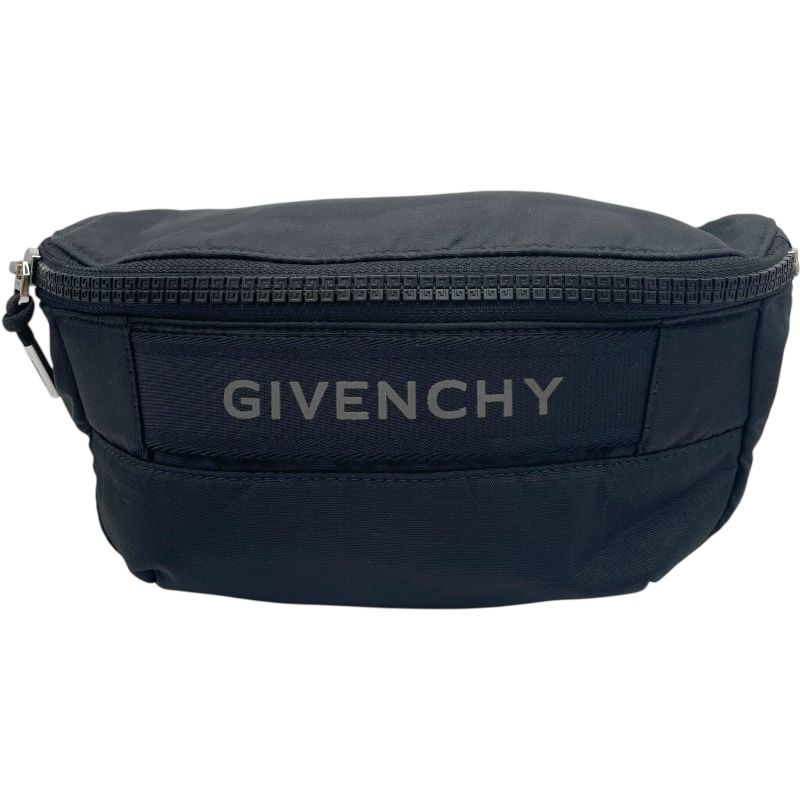 気まぐれ値下げ　超美品　GIVENCHY ウエストバッグ　ウエストポーチ ジバンシィ GIVENCHY ウエストポーチ ブラック ナイロン メンズ