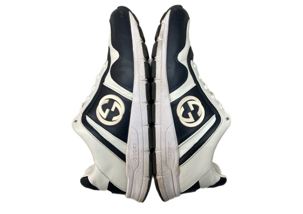 GUCCI インターロッキングG バイカラー ツートンスニーカー 37サイズ GUCCI☆インターロッキングG ウィメンズ ローファー☆すぐ届く