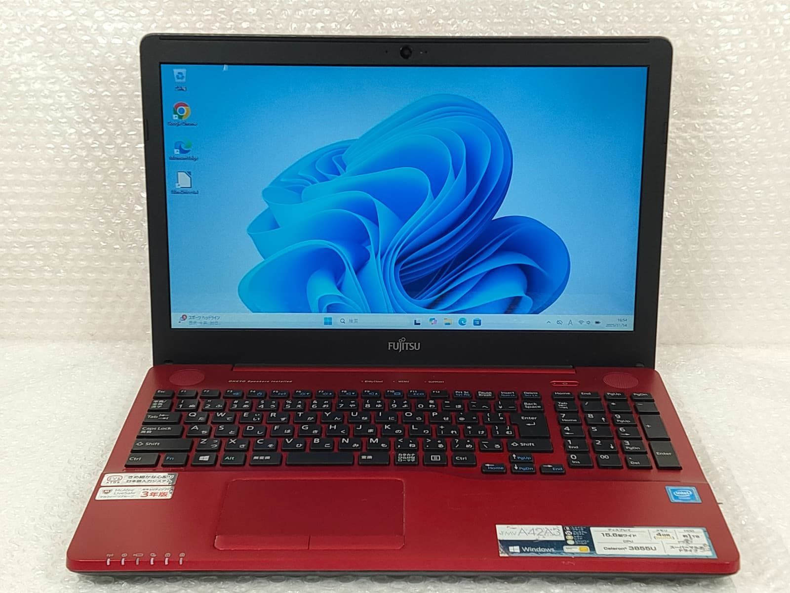 Used]Fujitsu FUJITSU LIFEBOOK AH42/X Celeron(R)3205U HDD 1TB 4GB 