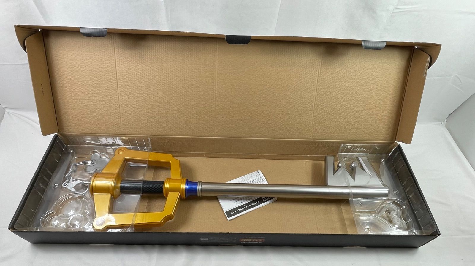 A2108・キングダムハーツ PROPLICA キーブレード 台座付き 開封品 動作