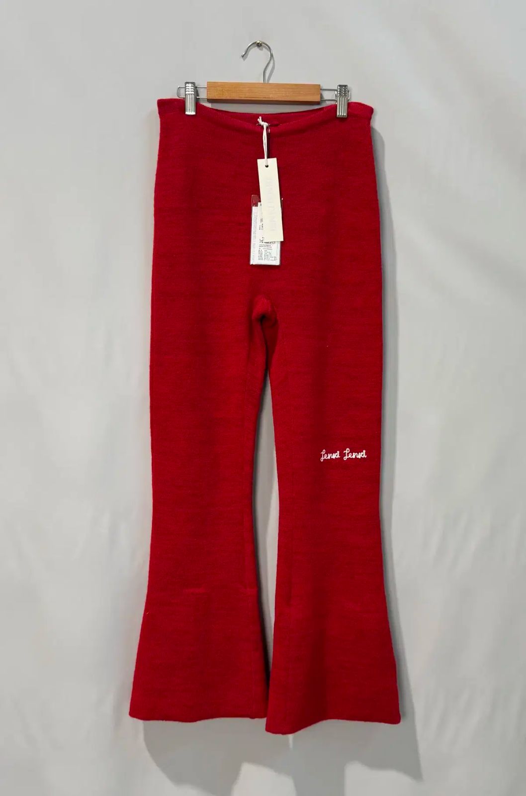 美品 M&KYOKO エムアンドキョウコ ニットスウェットパンツ Fウール混 M&Kyoko パンツ 美品 M&KYOKO エムアンドキョウコ ニットスウェット