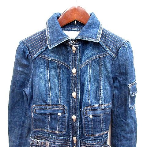 エポカ EPOCA ジャケット デニム Gジャン ジージャン 38 インディゴ