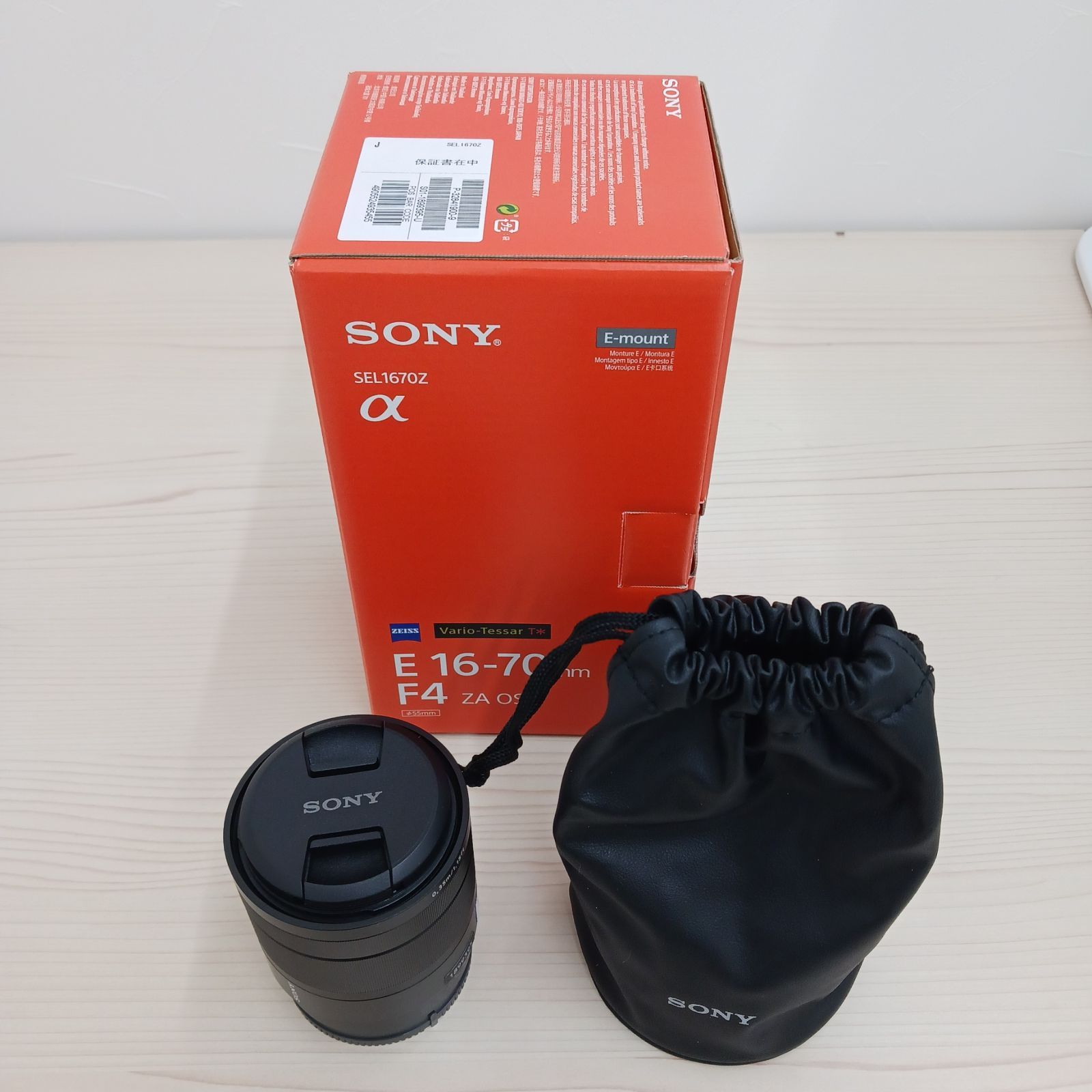 ガラスケース内展示商品】ソニーカメラレンズ Vario-Tessar T E 16