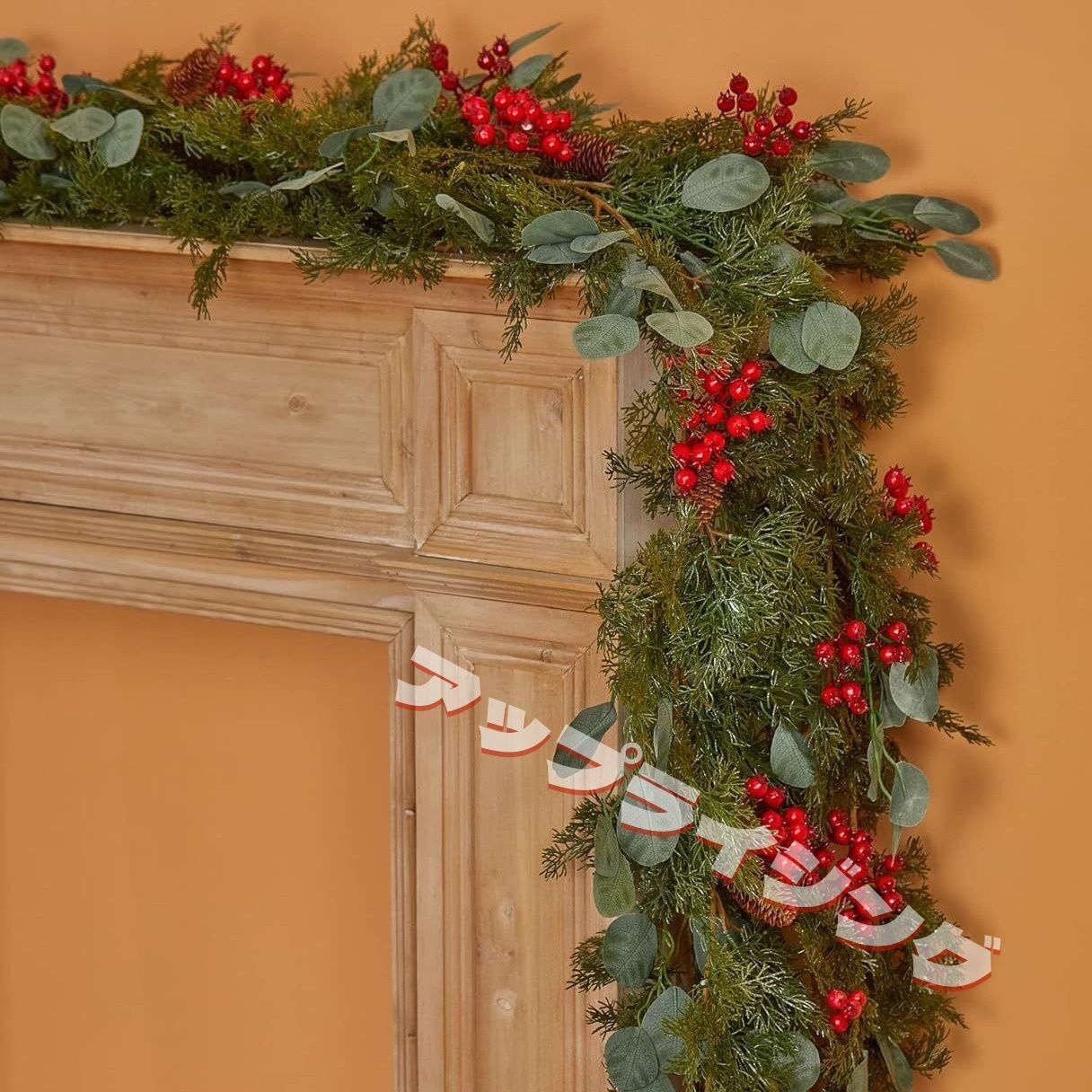 クリスマスの飾り クリスマス籐ガーランド クリスマス籐 ガーランド 1.9m 籐 new 大きいオーナメント 飾り 玄関
