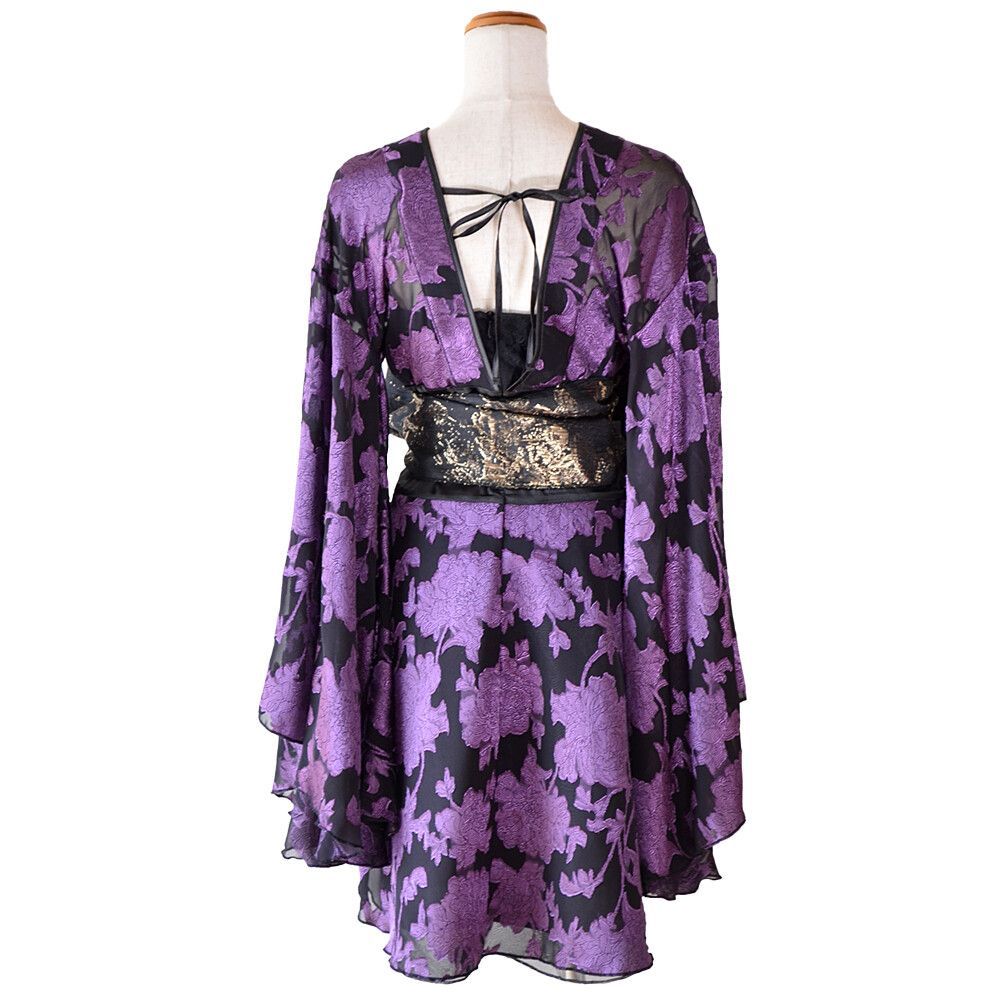 LoveRich ラブリッチ 【高級ライン】【2点セット】雅艶 花柄 シフォン