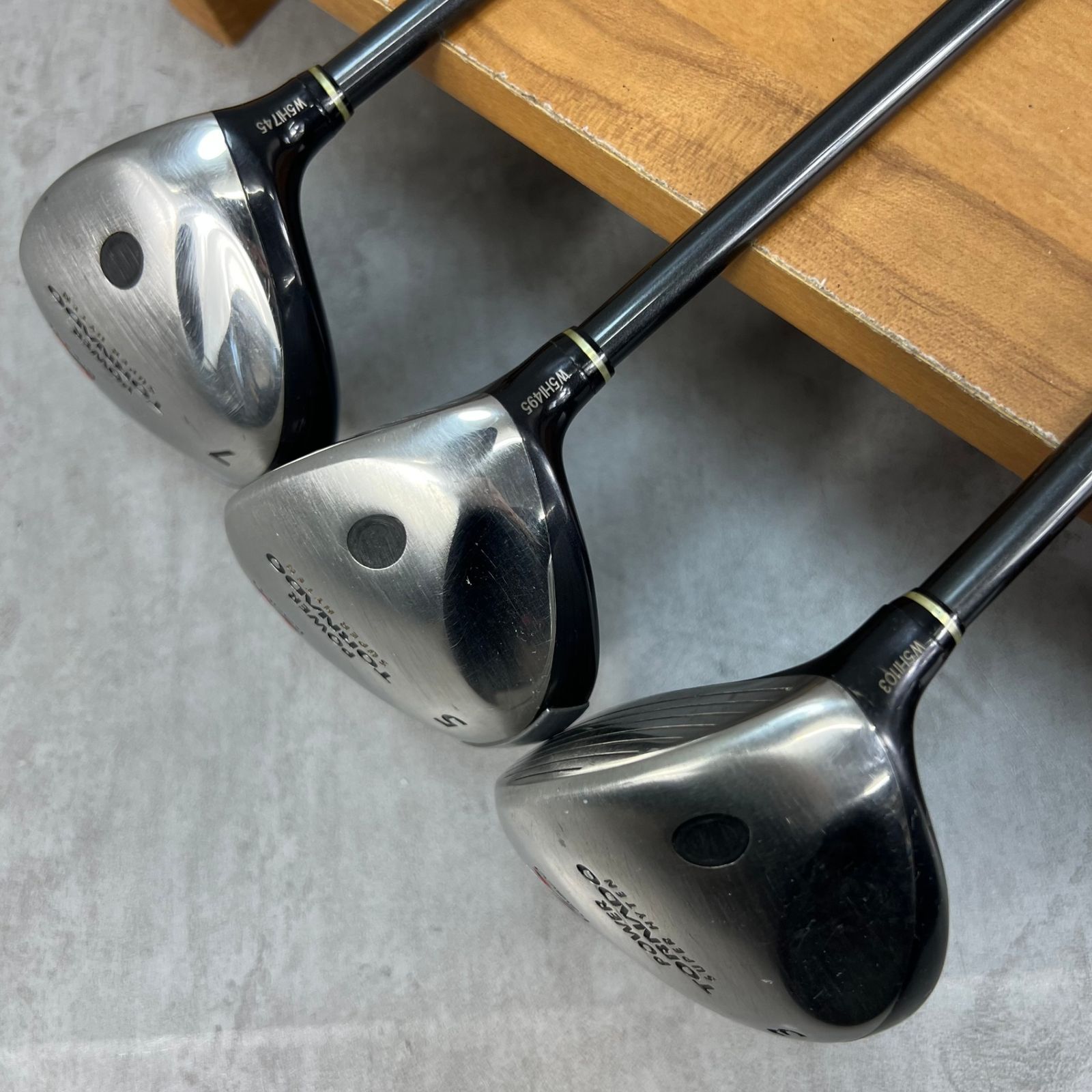キャスコ パワートルネード メンズゴルフ ウッドセット 3本 R 右利き用