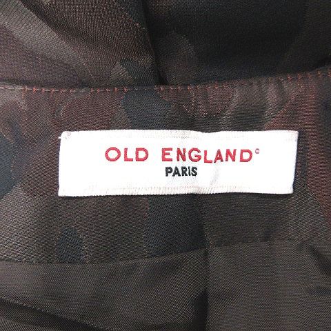 OLD ENGLAND プリーツスカート オールドイングランド OLD ENGLAND プリーツスカート ひざ丈 ラップ