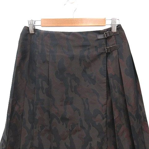 OLD ENGLAND プリーツスカート オールドイングランド OLD ENGLAND プリーツスカート ひざ丈 ラップ