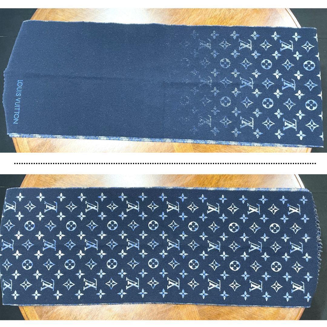 LOUIS VUITTON ルイヴィトン LV マフラー モノグラム グラディエント