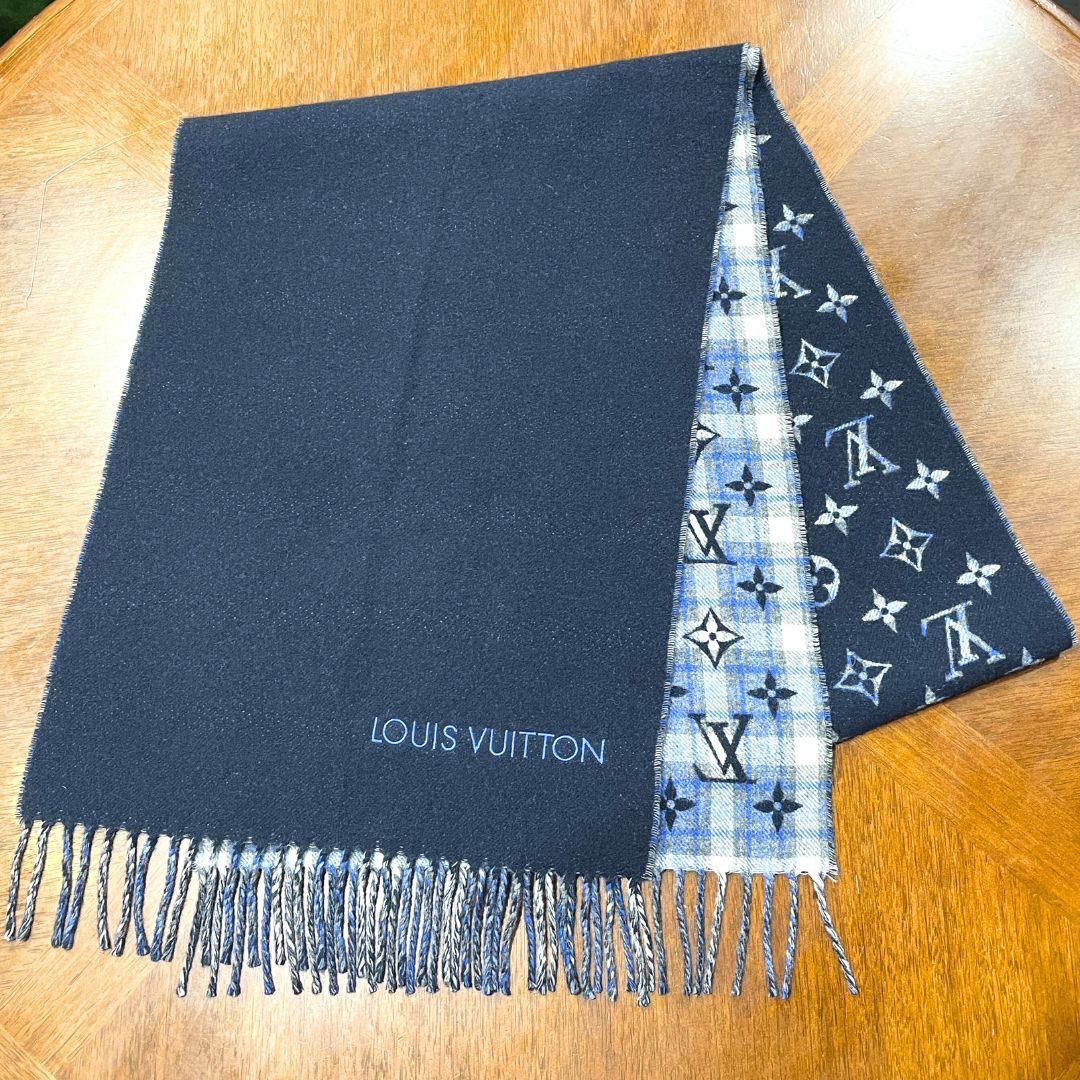 LOUIS VUITTON ルイヴィトン LV マフラー モノグラム グラディエント