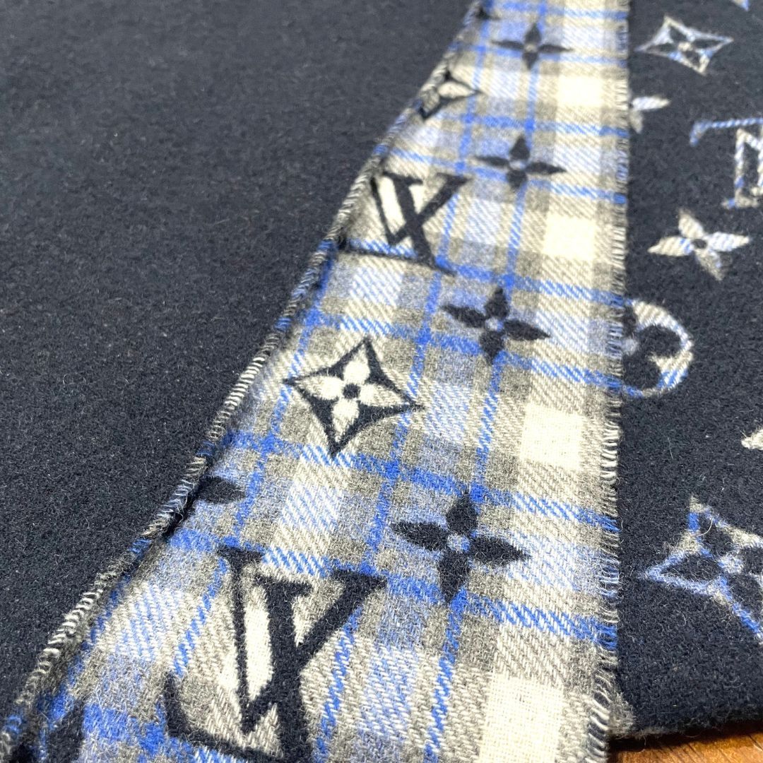 LOUIS VUITTON ルイヴィトン LV マフラー モノグラム グラディエント