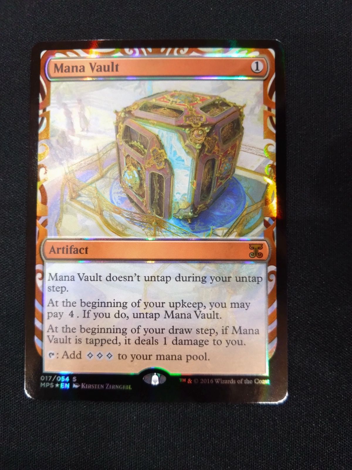 MTG 魔力の櫃 Mana Vault FOIL MPS 部分光沢 マスターピース - メルカリ