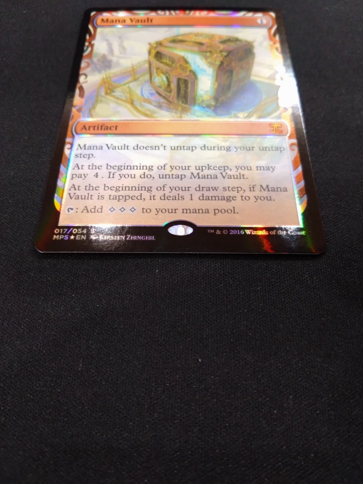 MTG 魔力の櫃 Mana Vault FOIL MPS 部分光沢 マスターピース - メルカリ