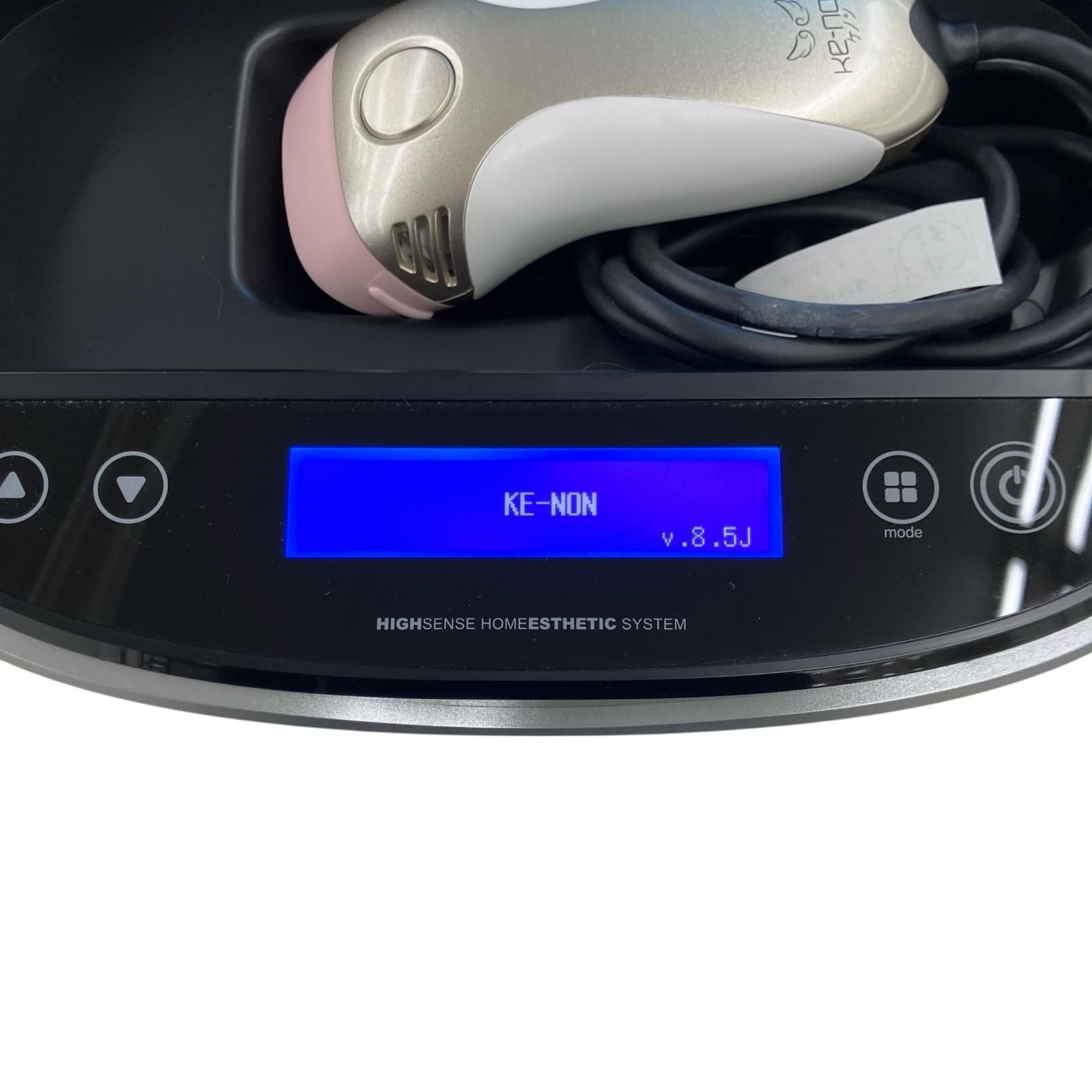 186000 現状品 KE-NON ケノン 脱毛器 v.8.5J NIPL-2080 ゴールド