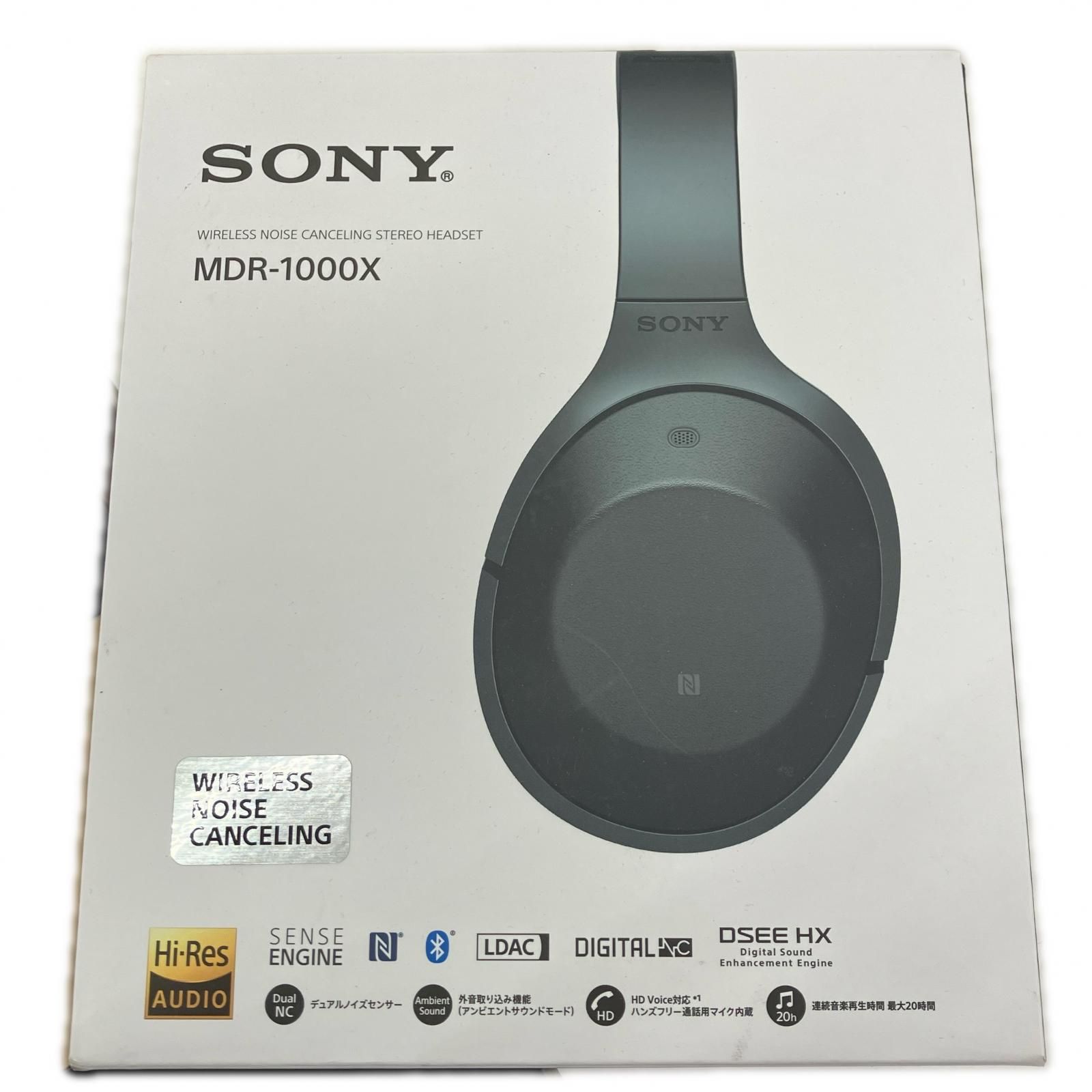 186000 現状品 SONY ソニー MDR-1000X MDR-1000X ブラック - メルカリ