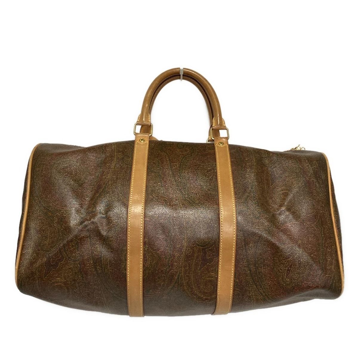 ETRO(エトロ) ボストンバッグ - ダークブラウン×ライトブラウン×マルチ