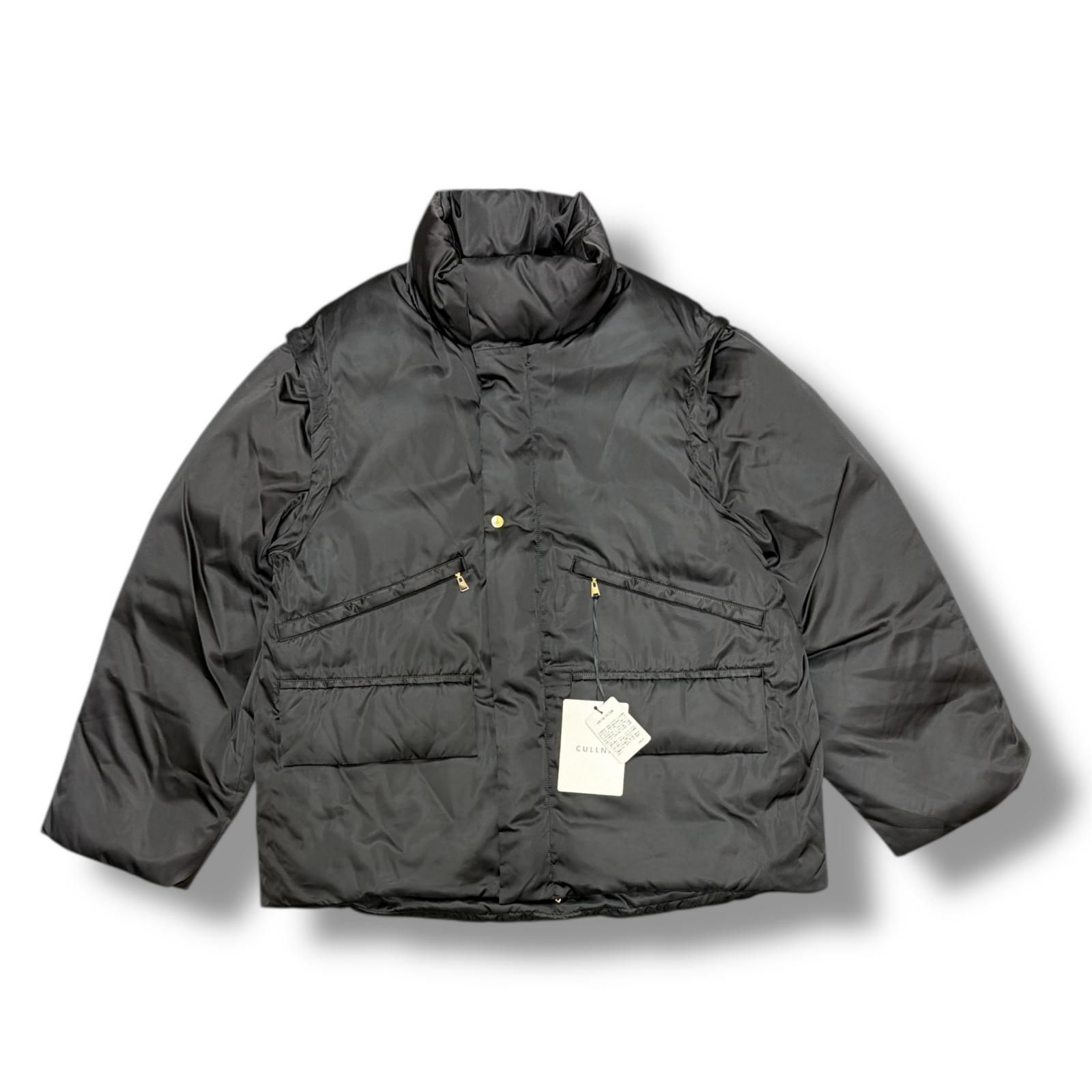 参考上代104500円 未使用 CULLNI 24AW Stretch Wool Removable Sleeves 