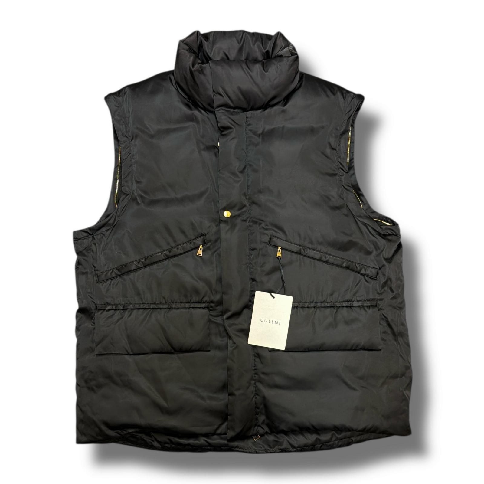 参考上代104500円 未使用 CULLNI 24AW Stretch Wool Removable Sleeves 