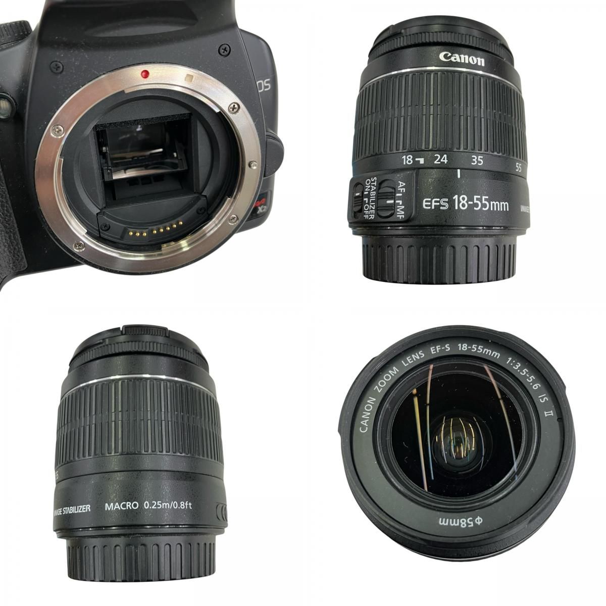 【未動作】Canon EOS Kiss X2 , EF-S18-55mm 未動作】Canon EOS Kiss X2 , EF-S18-55mm ✨実用美品✨Canon EOS Kiss