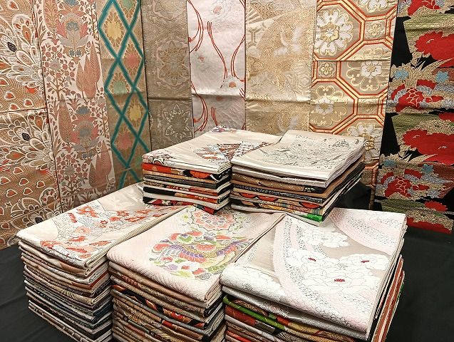 平和屋着物■袋帯 西陣 まとめて100点 鳳凰 鶴 鴛鴦 尾長鳥 孔雀羽 人物 向い蝶 更紗 正倉院 宝相華 金銀糸 未使用品あり 全て正絹 mmm966 平和屋着物□袋帯 西陣 まとめて100点 鳳凰 鶴 鴛鴦 尾長鳥 孔雀羽
