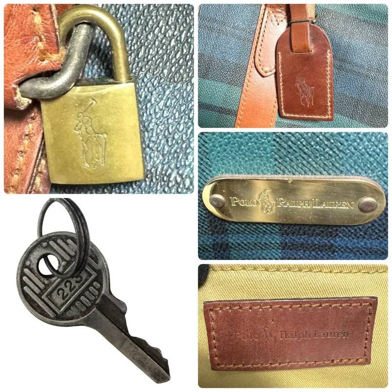 POLO RALPH LAUREN ポロ ラルフ ローレン ボストンバッグ 鍵有 POLO