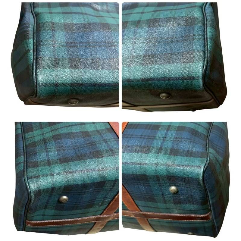 良品　ポロラルフローレン　ボストンバッグ 旅行かばん タータンチェック POLO Ralph Lauren ポロラルフローレン☆ボストンバッグ 旅行用バッグ