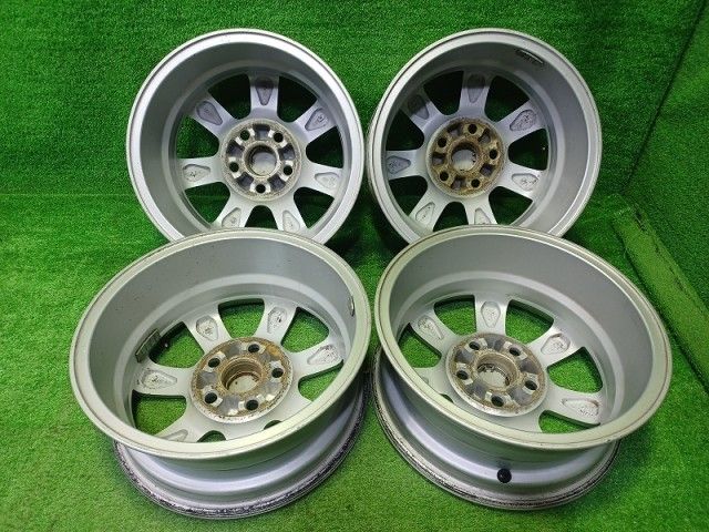 【直接引き取り可】トヨタ アイシス純正 15インチホイール4本 トヨタ TOYOTA 純正 アイシス ZGM10W ホイール アルミ シルバー 15