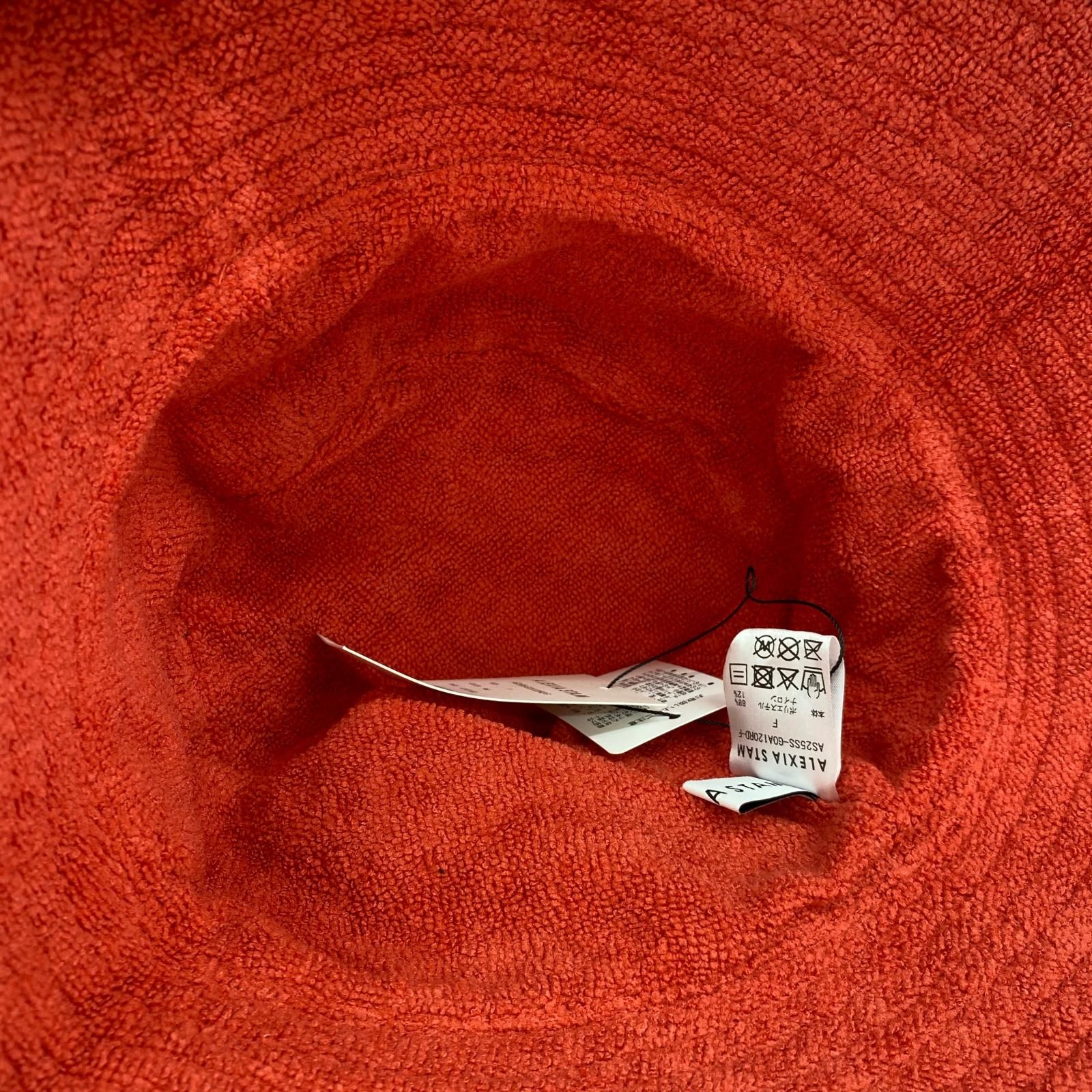 美品 ALEXIA STAM アリシアスタン タグ付き パイル地 バケットハット