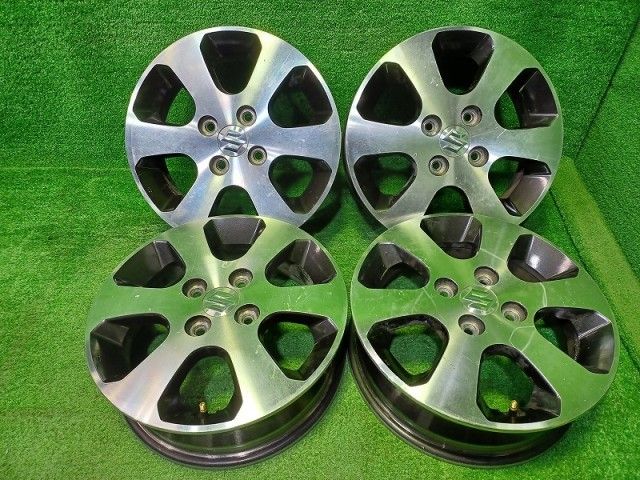 スズキ SUZUKI 純正 ワゴンR MH22S ホイール アルミ ブラック