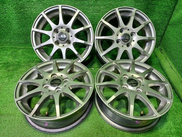 シュナイダー 軽自動車 ホイール アルミ ガンメタ 14インチ 4.5J 4穴 4 