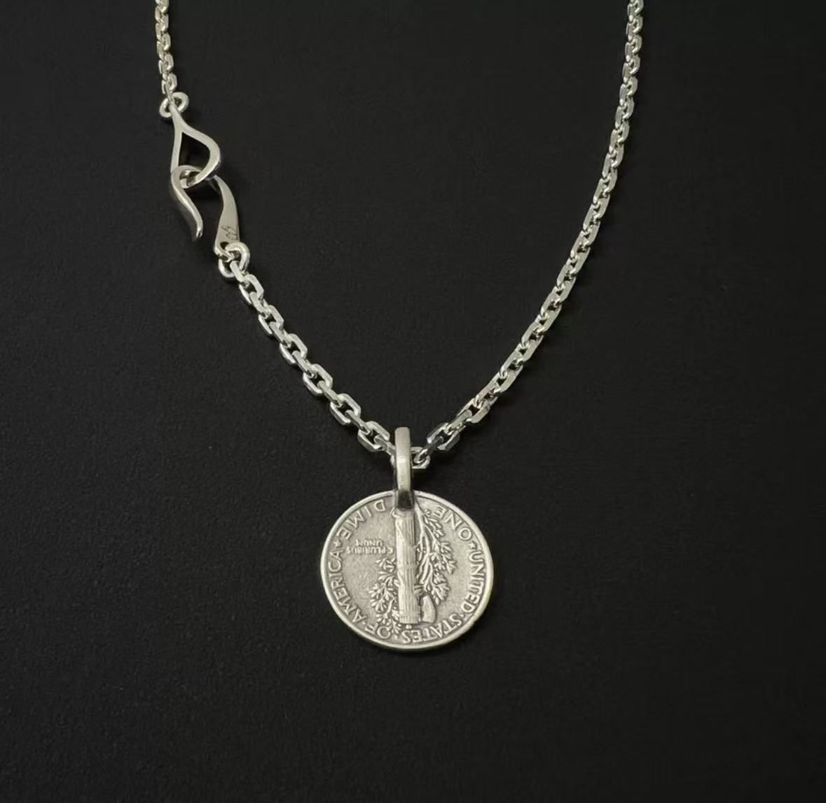 カ*リ様 Larry Smith ネックレス 925純銀 アーロン・ヨク 着用 ラリースミス ネックレス 925純銀 カ*リ様 Larry Smith ネックレス 925