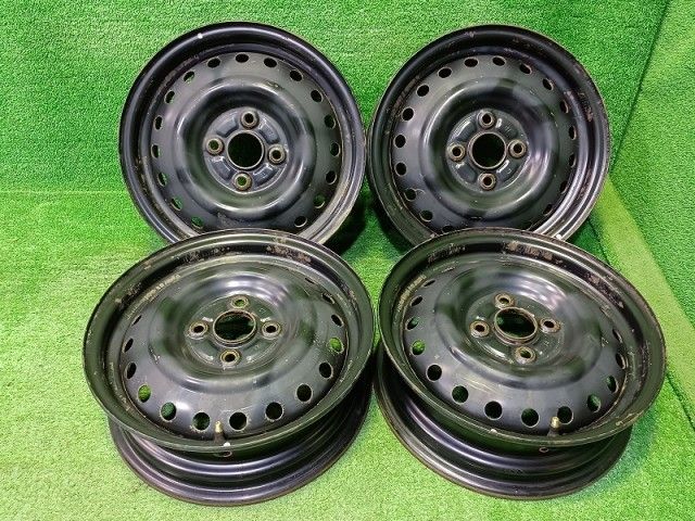 ダイハツ DAIHATSU 純正 タント  LA610S ホイール スチール クロ 14インチ 4.5J 4穴 4本 100 42611-B2811