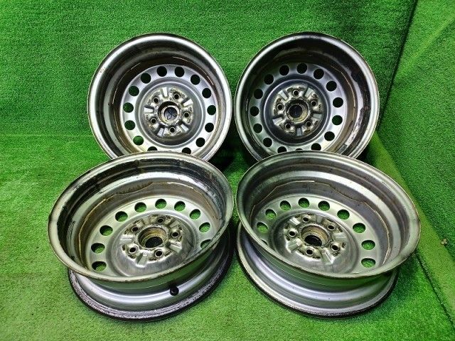 三菱 MITSUBISHI 純正 パジェロミニ H58A ホイール スチール シルバー