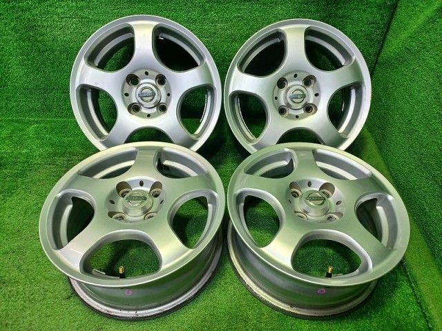 日産 NISSAN 純正 ノート  E12 ホイール アルミ シルバー 14インチ 5.5J 4穴 4本 100 +45