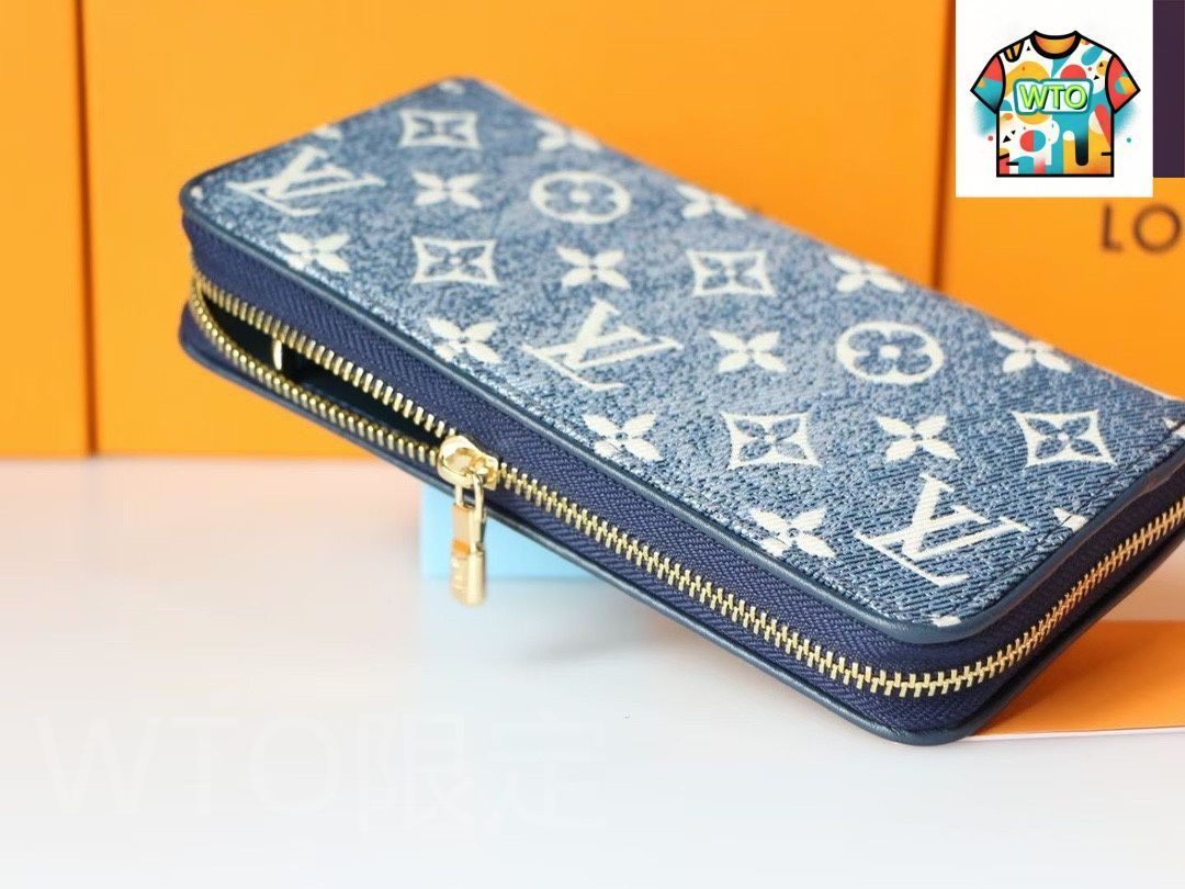 今日特価】Louis Vuitton ルイ・ヴィトン モノグラムデニムウォレット