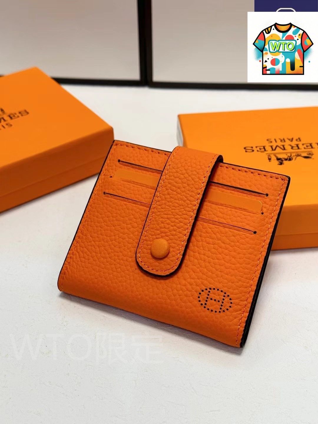 今日特価】Herm?s エルメス レザーカードケース カードと財布の両用