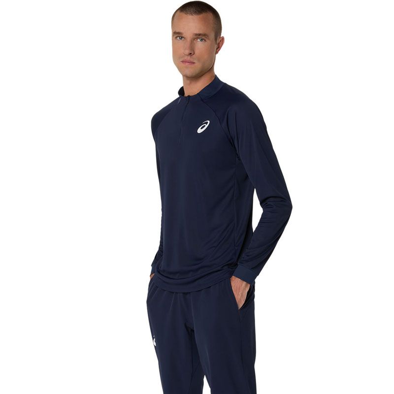 アシックス asics MATCH LS 1/2 ZIP TOP Tennis テニス 長袖ハーフ